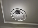 雷士（NVC） 客厅大灯卧室房间灯大厅餐厅灯吸顶灯塑影北欧线条灯具套餐 简约 高显柔光-两室两厅搭餐厅灯 实拍图
