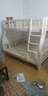 筱环【送货上门包安装】上下床儿童实木床上下铺双层小孩高低子母床 单梯款+床垫+书架 上铺宽140下铺宽160-全实木 实拍图