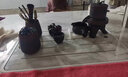 正扬紫陶自动茶具套装办公高档整套懒人功夫杯茶盘防烫泡茶壶商务礼物 紫陶自动(跳纹)8杯+茶道茶罐 实拍图