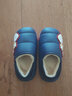 恭猫奥特曼儿童棉拖鞋冬季小孩中大男童室内居家宝宝防滑毛毛包跟棉鞋 宝蓝（包跟） 30/31码(内长18CM) 实拍图