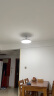 美的（Midea）吊扇灯风扇灯餐厅卧室灯带风扇隐形扇叶吸顶吊杆变频电扇灯一体 36寸24W单色白光|吊杆式|全白 晒单实拍图
