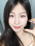 OVOLOOK美瞳日抛10片小直径蓝黑棕色自然日常2025一次性隐形眼镜网红学生 甜酒褐棕14.2【日抛10片】 0度 实拍图