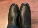 金利来（Goldlion）男鞋男靴时尚简约轻便鹿皮靴子加绒保暖棉靴G539340049AAM黑色42 实拍图