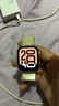 Apple/苹果 Watch Series 10 智能手表GPS款46毫米玫瑰金色铝金属表壳淡桃粉色运动型表带S/M MX293CH/B 实拍图