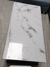 华枝北欧圆角茶几简约现代钢化玻璃客厅家用桌子小户型轻奢电视柜组合 【茶几】灰1米 实拍图