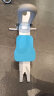 普仕达共享单车儿童座椅前置宝宝安全椅子免安装公共自行车折叠便携坐板铝合金放上即可 单座+脚踏+把手-蓝色 晒单实拍图