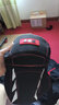 LS2摩托车骑行护膝防摔骑士装备四季防风保暖护腿机车护具男防寒 黑红色 均码（一对） 实拍图