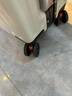 狄斯顿保罗（DISIDUNBAOLUO）行李箱铝框拉杆箱轻音万向轮旅行箱学生密码箱大容量皮箱登机箱 珍珠白【升级加厚加深合金框】 20英寸 -轻便可登机 实拍图