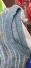 俞兆林秋冬T恤女新品针织衫女时尚2021春秋冬长袖条纹女士毛衣小个子洋气打底衫女短款慵懒风上衣女潮 蓝色 XL（120-130斤) 晒单实拍图