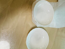 斯凯绨（Sky Top）盘子陶瓷调味小吃碟子浮雕骨瓷纯白家用4.75英寸4件套装水晶系列 实拍图