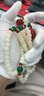妍韵珠宝精品9x7mm缅料白玉菩提手串把件108颗菩提子男女士款手链大象吊坠 实拍图