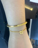 六桂福珠宝黄金手链女足金999.9初恋樱桃链简约百搭手饰婚嫁新年礼物 5.05g【链长约16+3cm延长链】 实拍图