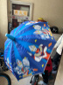 咕咕象（guguxiang）儿童雨伞小男孩子幼儿园小朋友上学专用女男童宝宝奥特曼长柄伞 反光条黑胶款 1把 实拍图