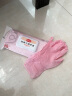美丽雅（MARYYA）一次性手套加厚丁腈丁晴手套厨房清洁实验户外用中号40只/粉色 实拍图