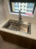 欧琳（OULIN）水槽大单槽厨房水槽304不锈钢单槽洗菜盆一体盆台下盆JD616-B 实拍图