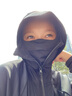 OhSunny防晒衣女宽松透气连帽披肩衫开车防晒服薄外套 暗夜黑 M 实拍图