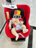宝得适（BRITAX）宝宝儿童安全座椅0-4岁360度旋转汽车ISOFIX硬接口双面骑士PLUS 双面骑士PLUS火辣红 实拍图
