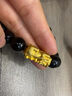 老庙黄金手链足金男女士貔貅转运珠手串情侣款节日礼物送男友父亲长辈 【元宝貔貅】约2.3g 实拍图