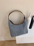 爱情海牛仔布包包女包托特斜挎单肩大容量通勤生日情人节礼物送女友老婆 【浅蓝色】时尚小众百搭轻奢休闲新年送女生实用 品牌ck风实用高端潮流简约运动 实拍图