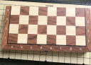 华圣国际象棋三合一双陆棋国际象棋国际跳棋磁性棋子木质折叠棋盘2801 实拍图