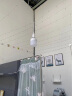 穗之语家用E27螺口灯头线插座LED节能电灯泡吊悬挂式灯座线带开关插头线 实长10米灯头线+60瓦灯泡 晒单实拍图
