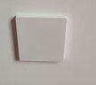国际电工 86型开关插座 白色家用开关 86型墙壁暗装五孔插座面板 空白面板 实拍图