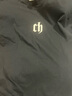 CHINISM CH短袖男夏季T恤半袖时尚宽松潮流休闲圆领情侣上衣 黑色 M 实拍图