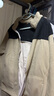 吉普（JEEP）冲锋衣羽绒服三合一男女士外套男团购情侣夹克衣服男装登山滑雪服 米免灰-抓绒内胆三合一 男女同款锋衣 XL (建议170-185斤） 实拍图