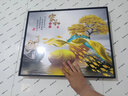 柳莺花燕免打孔电表箱装饰画现代简约客厅餐厅挂画电闸箱配电箱遮挡壁画 家和富贵 55X45遮挡45X35 液压款 实拍图