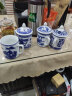 荣窑坊（Rong yao fang） 景德镇陶瓷青花茶杯马克杯瓷杯老板杯带盖老式复古怀旧茶水杯 复古飞龙 实拍图