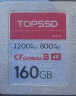 天硕（TOPSSD）CFE-B卡 高品质CFB卡 CFexpress 1200MB/s 高速相机内存卡 CFB存储卡 尼康佳能内存卡 160GB 实拍图
