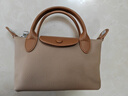 【新秀丽制造商】同款双手柄饺子包荔枝纹头层牛皮手提单肩女包 大象灰 实拍图