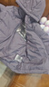 361度暖FUFU连帽羽绒服男冬季新款御寒防钻绒保暖羽绒服运动外套 【女款】灰紫色【4306】 S 实拍图