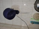 先科（SAST）免打孔厨房风扇壁挂电风扇挂壁式厕所壁扇循环扇家用挂墙卫生间遥控电扇浴室用墙壁摇头洗手间挂扇 豪华-蓝色机械款【加金属挂片+免钉胶套装】 实拍图