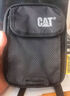 卡特（CAT）单肩包皮带包两用斜挎包小包便携潮迷你手机包男女 黑 83708运动 实拍图