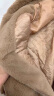 欧若婷雅羊羔毛外套女秋冬2023冬季新款韩版小个子加绒加厚羊羔绒外套女装 卡其色 S 实拍图