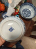 参宝韩国进口瓷青花瓷陶瓷碗饭碗汤碗4.5英寸韩式碗两个装MD019*2 晒单实拍图