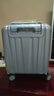 汉客行李箱女拉杆箱男可登机旅行箱迷你手提箱商务出差学生密码小箱子 环保灰（防刮）【100万+销量】 14英寸 【廉航  23升可登机尺寸】 实拍图