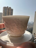 蕉夏景德镇十二生肖主人杯单杯高端功夫茶杯子素烧陶瓷茶具白瓷建盏杯 生肖-虎 实拍图
