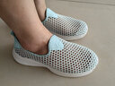 GVTZ断码大码网鞋女款2025春夏季新款跑步鞋透气网面鞋老北京布鞋女士夏天跑鞋网眼镂空运动鞋一脚蹬百搭女鞋单网薄款休闲鞋子 浅月 38 实拍图