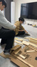 邦乐迪（BANGLEDI）全实木儿童带护栏拼接床新生儿床边加宽床升级加固可定制 三面护栏*带床围+可拆洗床垫 200*60*40 实拍图