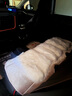 车优友澳洲纯羊毛汽车坐垫羊毛垫冬季保暖毛绒座垫单片后排座椅冬天棉垫 白色-前座2片+后座1片 本款适合99%车型-下单备注 实拍图