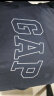 Gap夏季爆款男女装2024夏新款撞色logo圆领短袖T恤纯棉544465 黑灰色 170/92A(M) 亚洲尺码 晒单实拍图