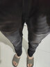 花花公子（PLAYBOY）牛仔裤男潮流秋冬季休闲裤子男士宽松商务直筒百搭长裤 黑色 30 实拍图
