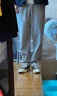 Foss Phil裤子男士春夏季直筒裤垂感阔腿裤宽松百搭运动休闲裤206灰色L 实拍图