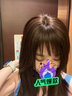 瑞贝卡（Rebecca）假发女100%真人发丝遮白发假发片增加发量空气刘海隐形头顶补发片 空气刘海 深棕色 25cm 机制工艺 实拍图