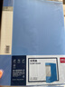 得力文件夹带夹子文案档案册A4单双强力夹办公分类资料试卷整理夹 办公用合同夹学生收纳归类强力夹 单强力夹+插袋 蓝色5个装 实拍图