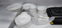 斯凯绨（Sky Top）碗盘碟陶瓷餐具套装骨瓷纯白8人份家用乔迁礼盒包装46头 实拍图