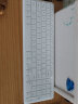 航世（BOW）HW256C 无线键盘 超薄便携巧克力键盘 防泼溅 笔记本台式办公通用键盘 外接USB数字键盘 白色 实拍图