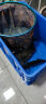 米奇特工 520*350*285塑料周转箱 五金零件盒螺丝工具收纳盒物流储物箱 蓝色3号加高 实拍图